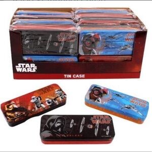 Star Wars Tin Case Storage Box The Force Awakens
